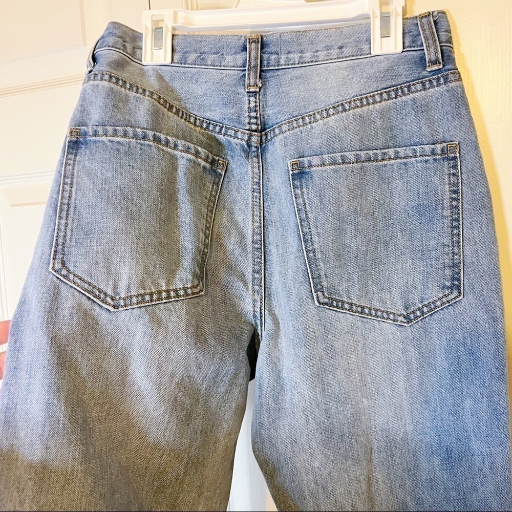 NWOT Blank Paige Distressed Boyfriend Straight Leg Jeans COPY - Picture 8 of 9